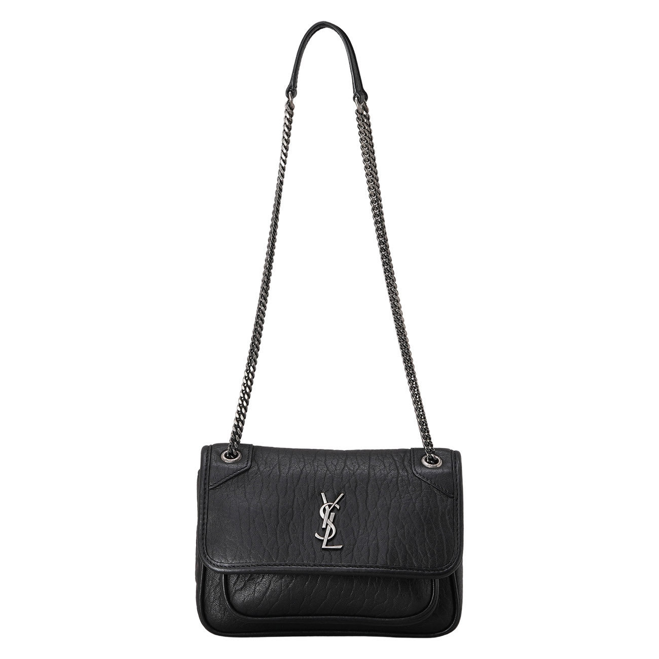 YVES SAINT LAURENT(USED)생로랑 828736 램스킨 니키 미니 숄더백